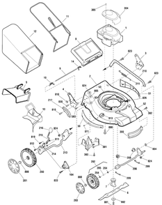Part Location Diagram of 880784BJYP Murray Baffle, Front